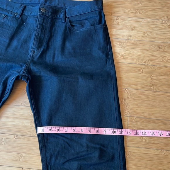 NEW! Banana Republic Straight Black Jeans 36w x 34L - Picture 11 of 12